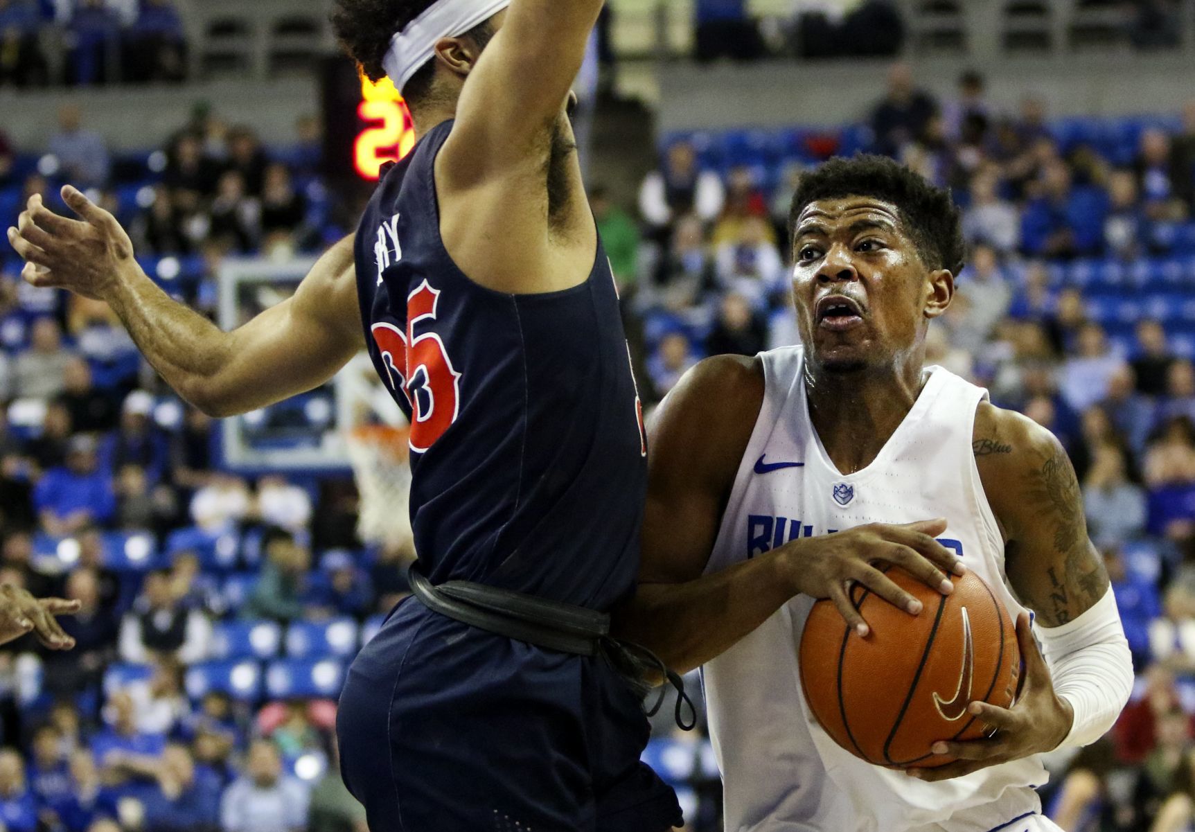 St. Louis University Battles Duquesne University on Senior Night